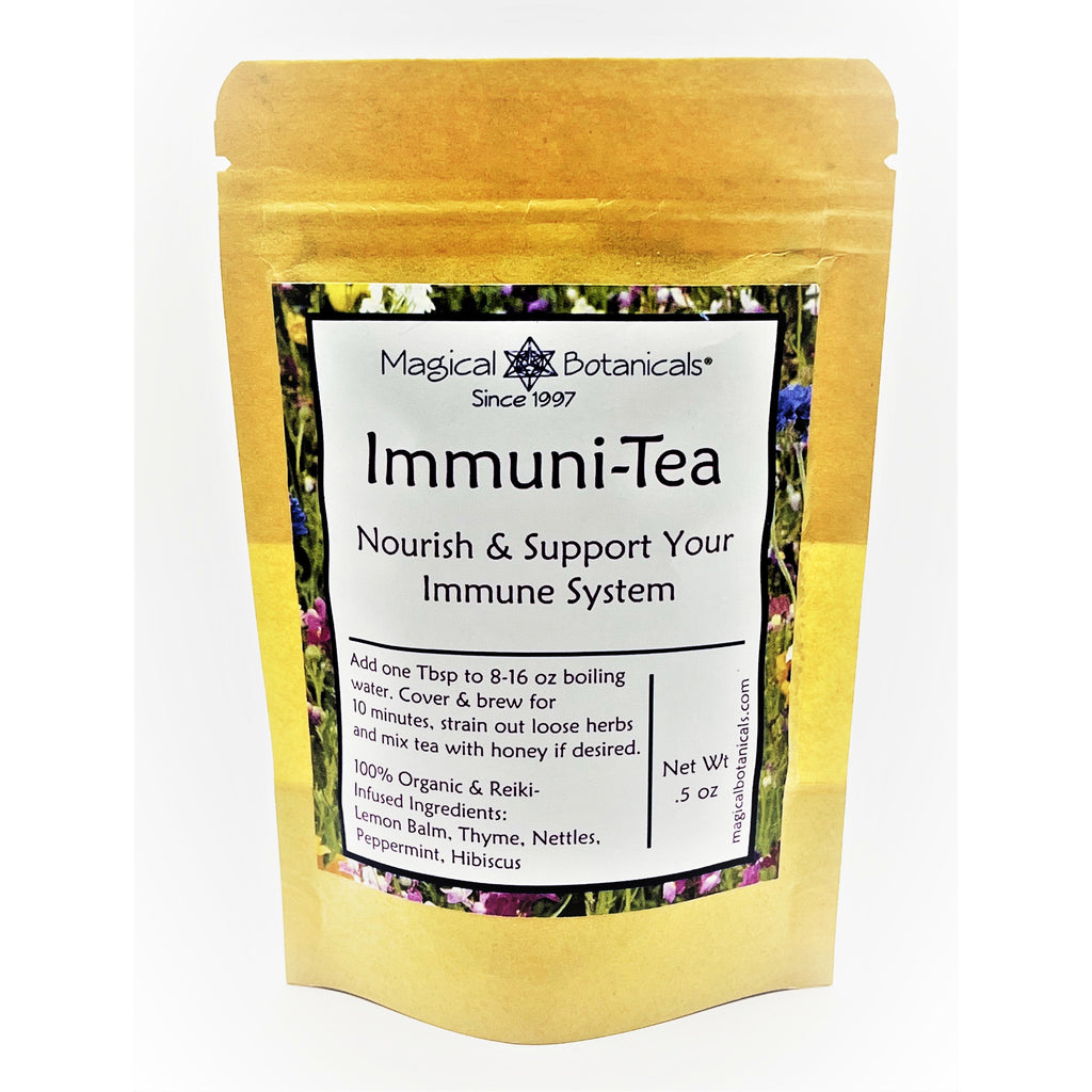 Bag of Immuni-Tea by Magical Botanicals with a white background