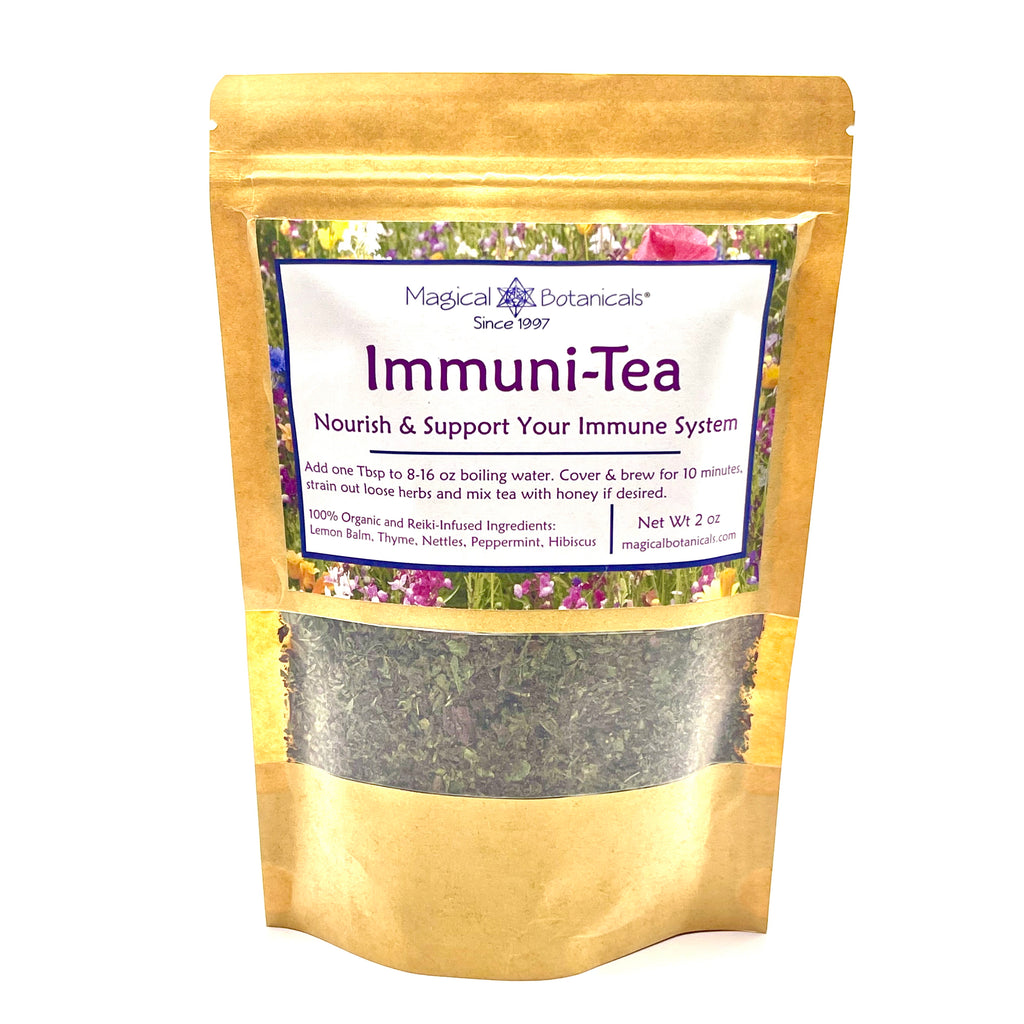 Bag of Immuni-Tea by Magical Botanicals on a white background